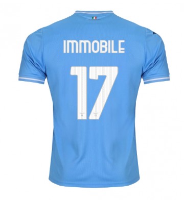 Lazio Ciro Immobile #17 Hjemmebanetrøje 2023-24 Kort ærmer